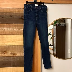 Madewell 10” high rise skinny